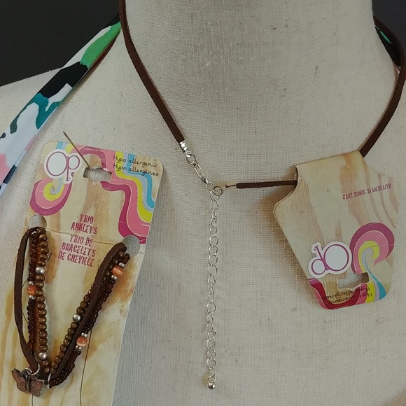 NWT OP Anklet and Necklace Set - Picture 3 of 6